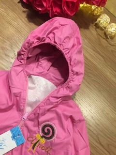Áo khoác gió 2 lớp bé gái