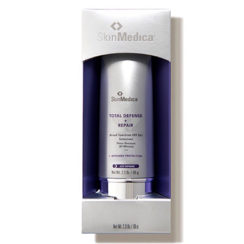 Kem chống nắng không màu và có màu Skin Medica Skinmedica total defense + repair broad spectrum suncreen spf 34