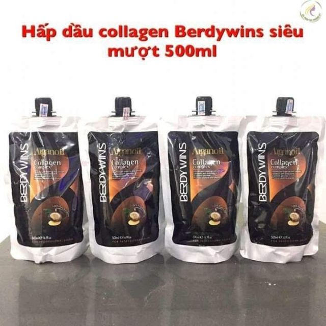 HẤP PHỤC HỒI ARGANOIL COLAGEN COMPLEX BERDYWIN 500ML