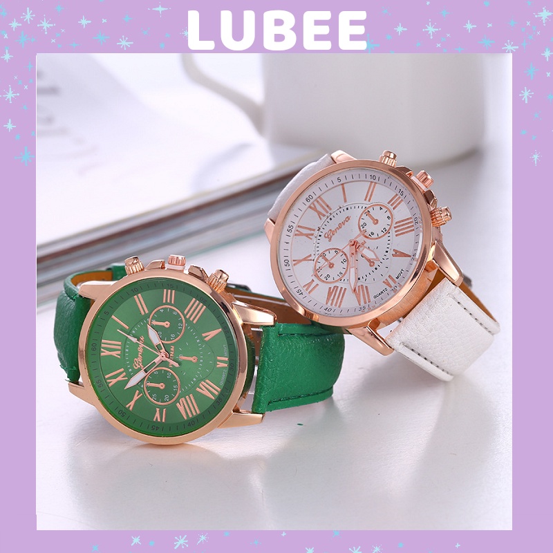 Đồng hồ nữ dây da đẹp thời trang hàn quốc LUBEE giá rẻ DH5
