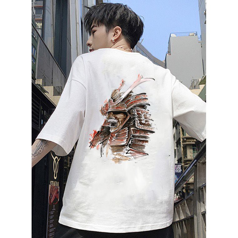 Áo thun unisex form rộng phong cách Nhật Bản đẹp độc lạ vải dày mịn 2019T1676