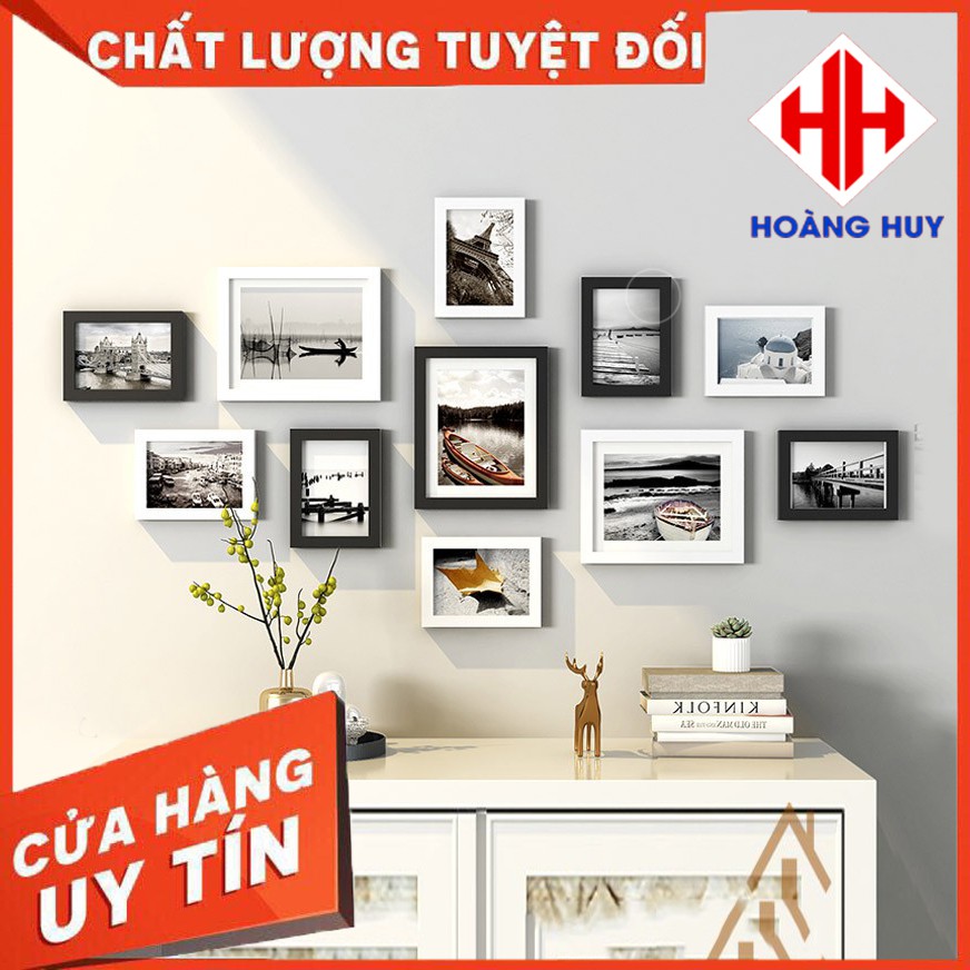 Khung Ảnh Treo Tường ( 5 ZISE ) , Mặt Kính  - Khung Hình Treo Tường Giá Rẻ, Tặng Đinh 3 Chân Không Cần Khoan Tường