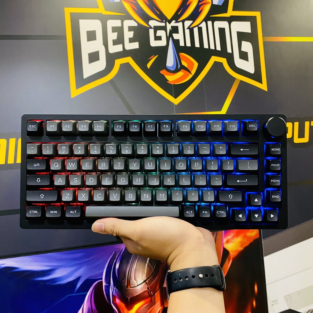 Bàn phím AKKO PC75B Plus Black & Silver