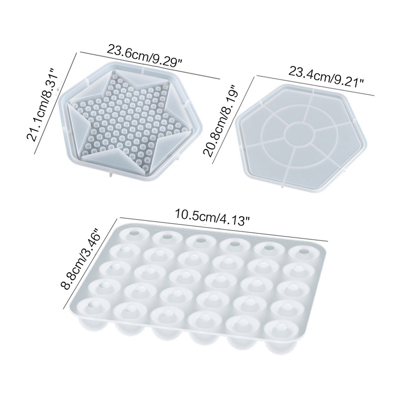 Khuôn Silicone Dùng Tự Làm Kính Kiểu Trung Hoa