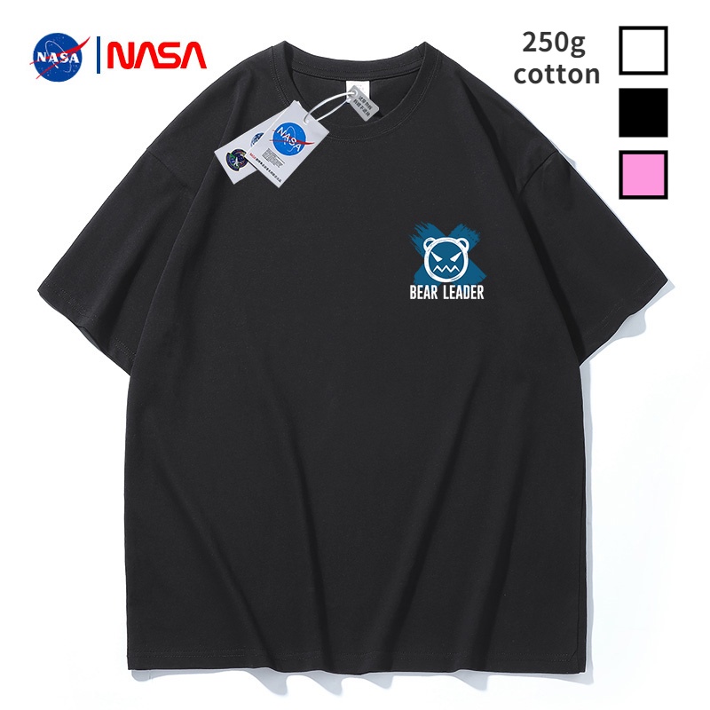 【NASA】 Áo Thun Tay Ngắn In Hình Mặt Quỷ Thời Trang Cho Cặp Đôi áo phông nam nữ