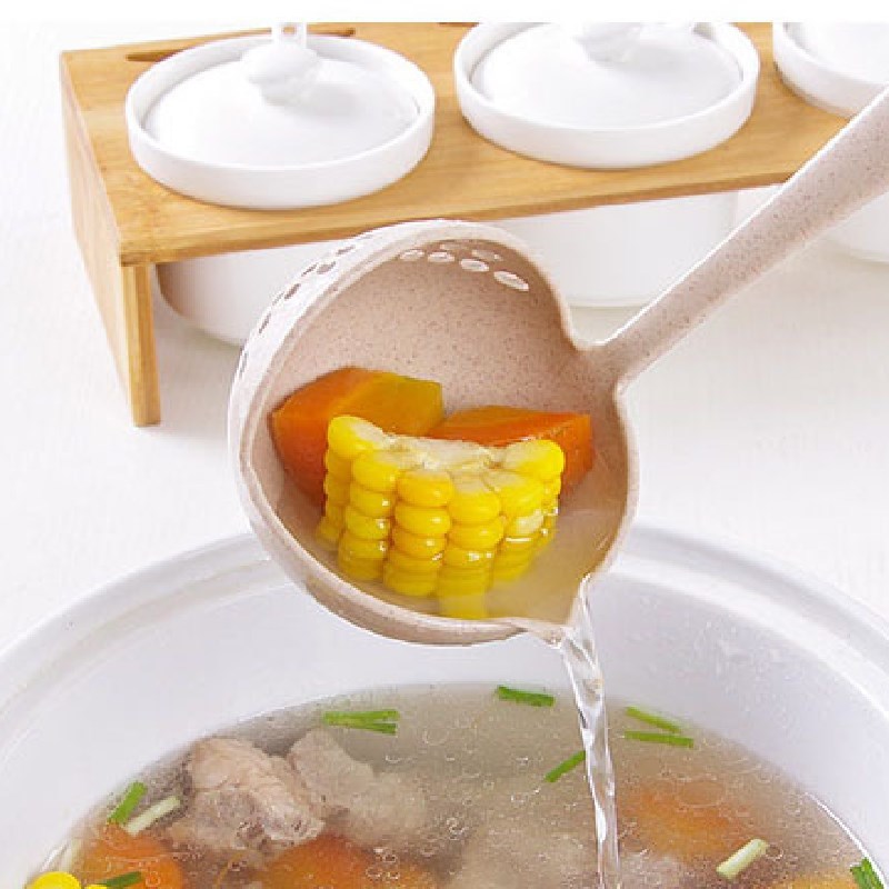 Vá lưới vớt thức ăn hai trong một tiện lợi