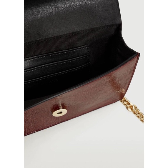 Túi đeo chéo Mango auth - màu đỏ đun