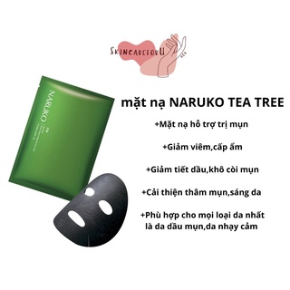 Mặt nạ tràm trà naruko tea tree bản đài