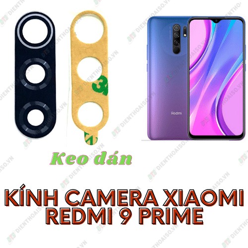 Kính camera sau dùng cho xiaomi redmi 9 prime