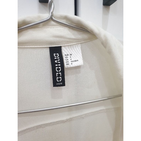 thanh lý áo sơ mi HM H&M auth size 34 (ảnh thật)