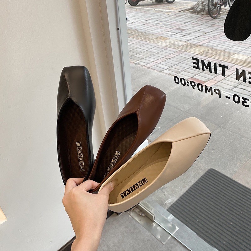 Giày búp bê chéo vintage 3 màu | BigBuy360 - bigbuy360.vn