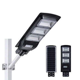 ĐÈN ĐƯỜNG NĂNG LƯỢNG MẶT TRỜI 90W + thanh chân đế  kim loại- cảm ứng tự động và remote - V-DDNL-90