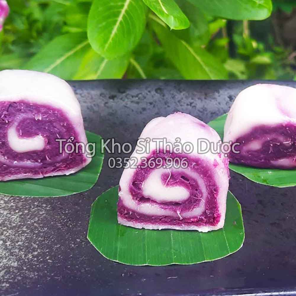 Bột khoai lang tím sấy lạnh 500g (Bột rau củ tạo màu tự nhiên, làm bánh, nấu chè)