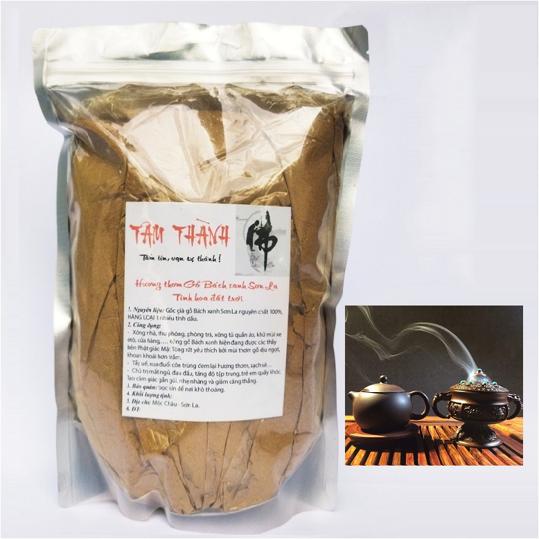 (CHUẨN_XỊN) 500gram Bột gỗ Ngọc_Am Đỏ Hà Giang (CỰC THƠM - KHÔNG HÓA CHẤT) - Bột gỗ Ngọc_Am, Xông_trầm