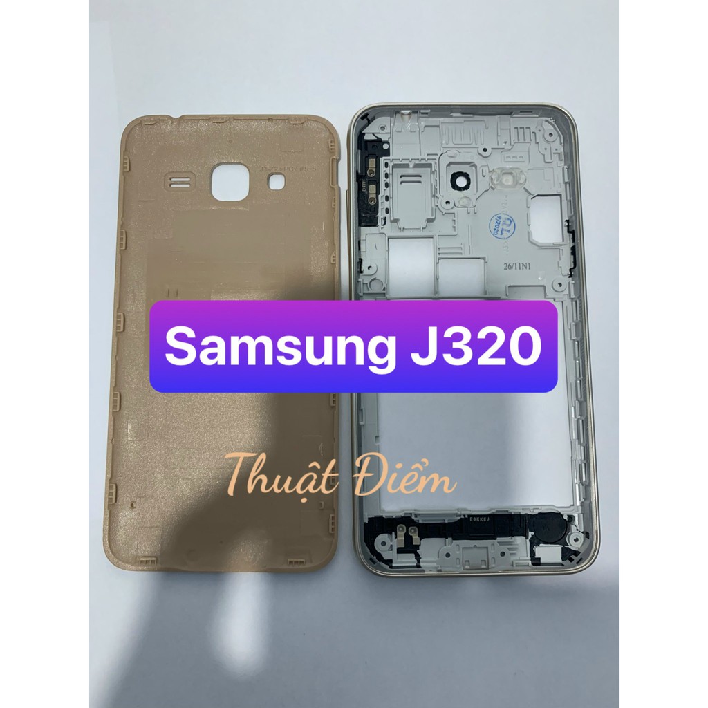 bộ vỏ J320 / J3 2016 - samsung (gồm lưng,sườn,phím)