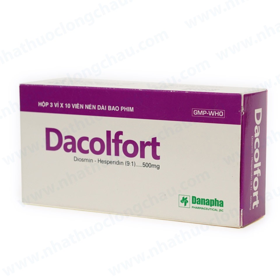 Dacolfort giúp tăng sức bền thành mạch cho người giãn tĩnh mạch chân, trĩ