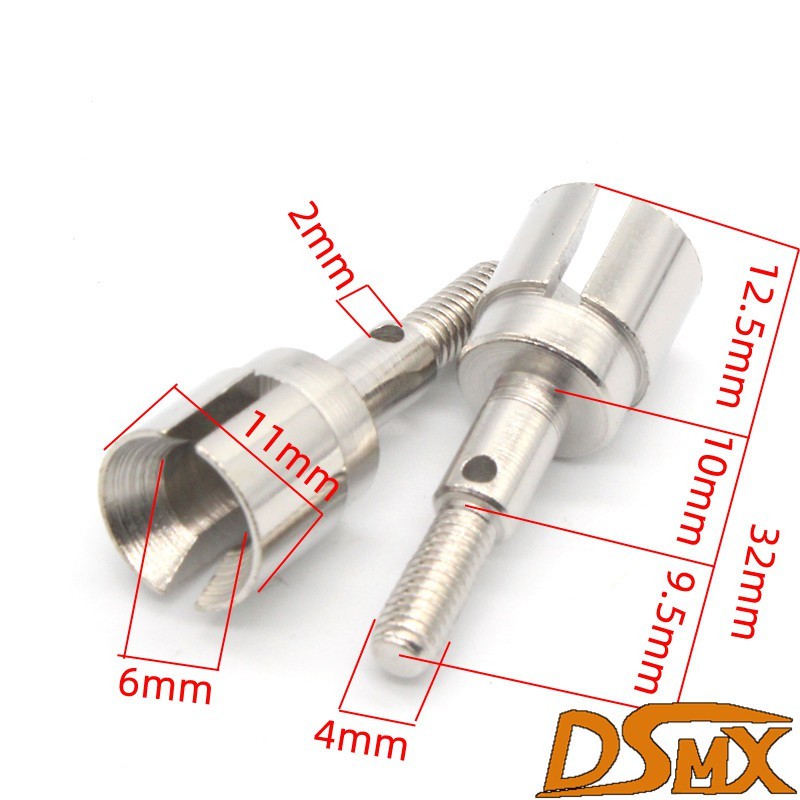 Set 2 trục bánh xe HSP 1/10 94108, 94123, 94111,v.v