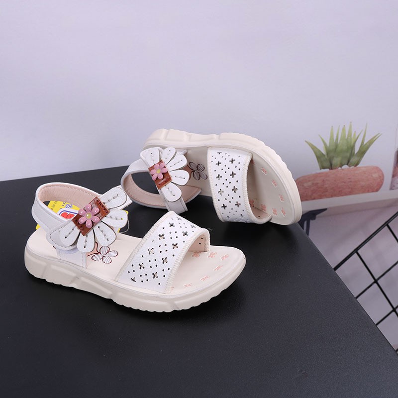 sandal bé gái size 21-30 họa tiết xẻ quạt