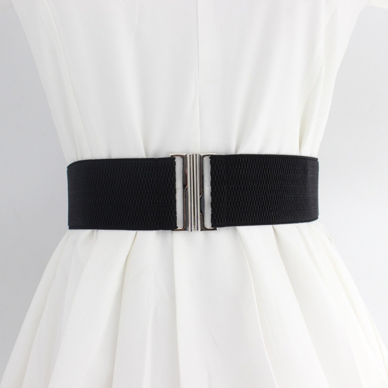 Dây thắt lưng bản rộng đàn hồi thời trang dành cho nữ