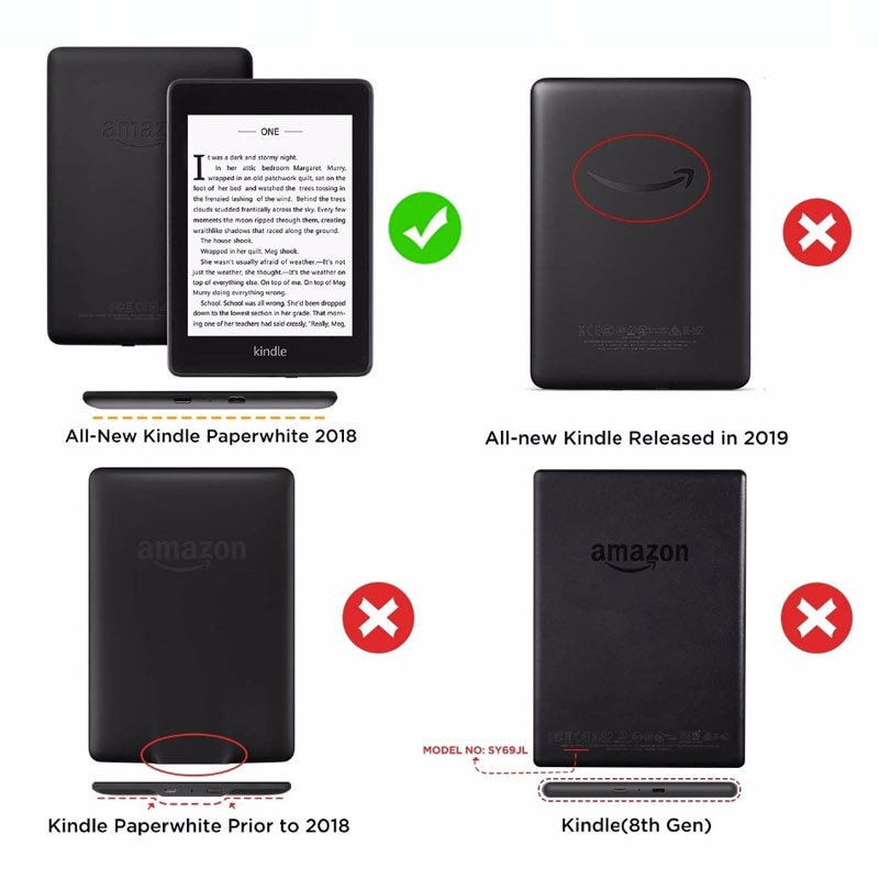 Bao Da Máy Tính Bảng Từ Tính Thông Minh Cho Amazon New Kindle Paperwhite 4 Kindle 2018 10th Generation Ốp