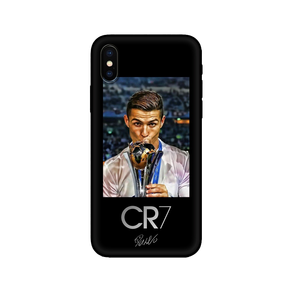 Ốp Điện Thoại Silicone Tpu Mềm Hình Cristiano Ronaldo Cho Apple iphone X XS XR Max