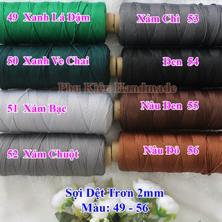 Sợi Dệt Trơn (Mã Màu: 01 - 20)