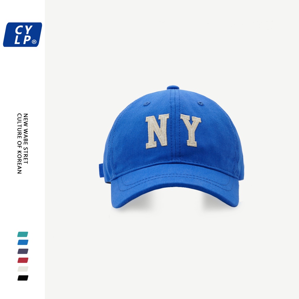 Nón Lưỡi Trai Mềm In Chữ NY Phong Cách Hàn Quốc Đơn Giản Chất Lượng Cao