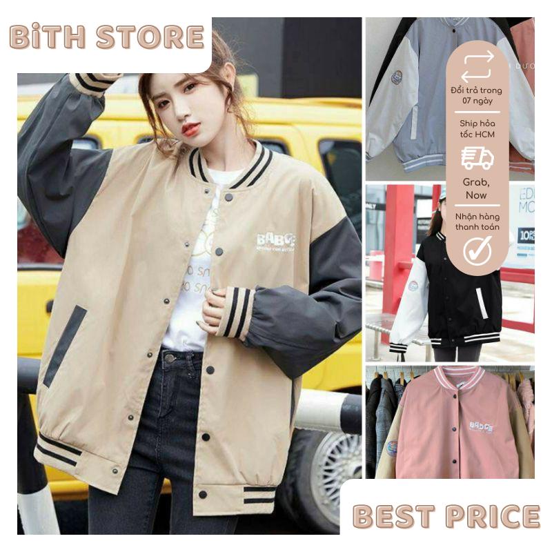 Áo Khoác Dù Bomber Chống Nắng Nam Nữ BADGE Lên Form Cực Đẹp