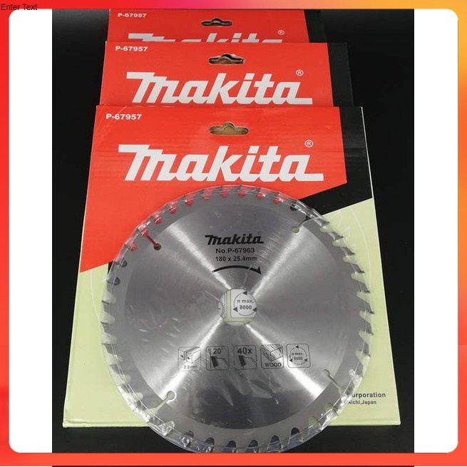 LƯỠI CƯA GỖ MAKITA ĐƯỜNG KÍNH 180MM X60 RĂNG