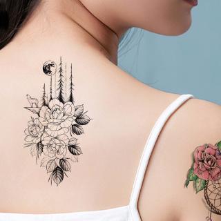 Hình Xăm Tạm Thời Hình Hoa Hồng Chống Nước