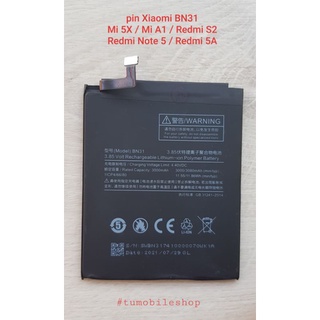Pin Xiaomi BN31 / Redmi 5X / Redmi A1 / Redmi S2 / Redmi Note 5A / Redmi Note 5A Prime