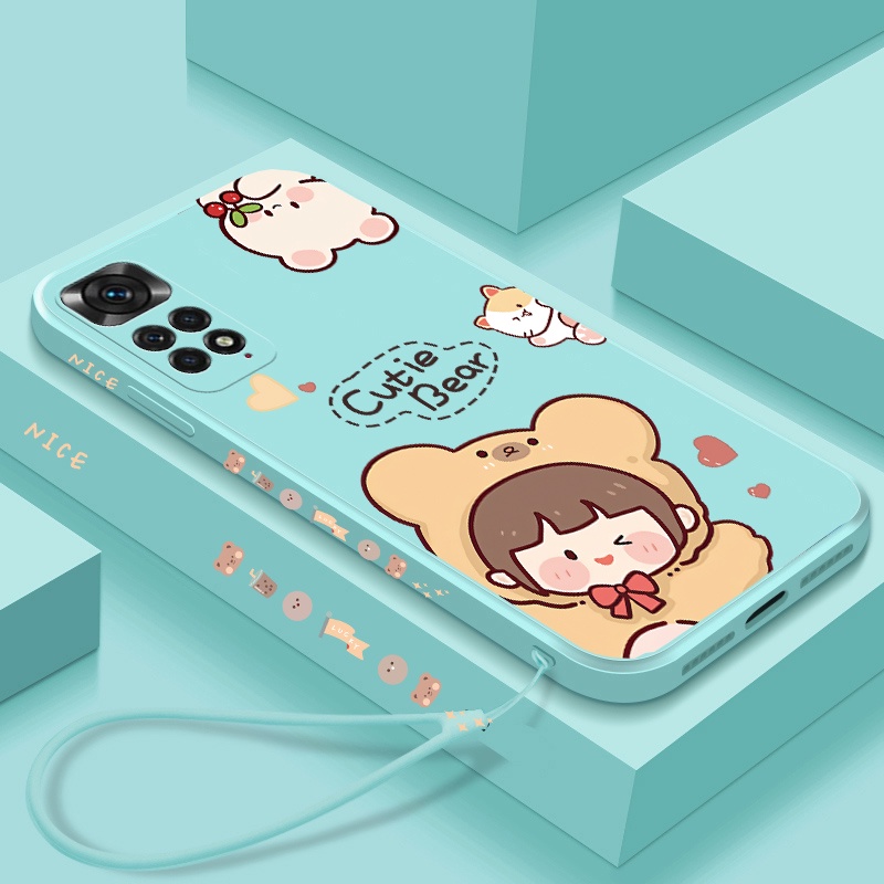 Ốp Điện Thoại Tpu Mềm Hình Thỏ Dễ Thương Cho Redmi Note 10 Pro 11 11s Xiaomi Poco X3 Pro X3 NFC Redmi Note 8 9 Pro 9S 9C