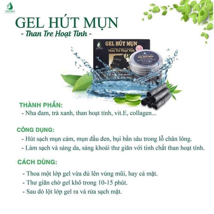 Gel Hút Mụn Than Tre Hoạt Tính [Chính Hãng] | BigBuy360 - bigbuy360.vn