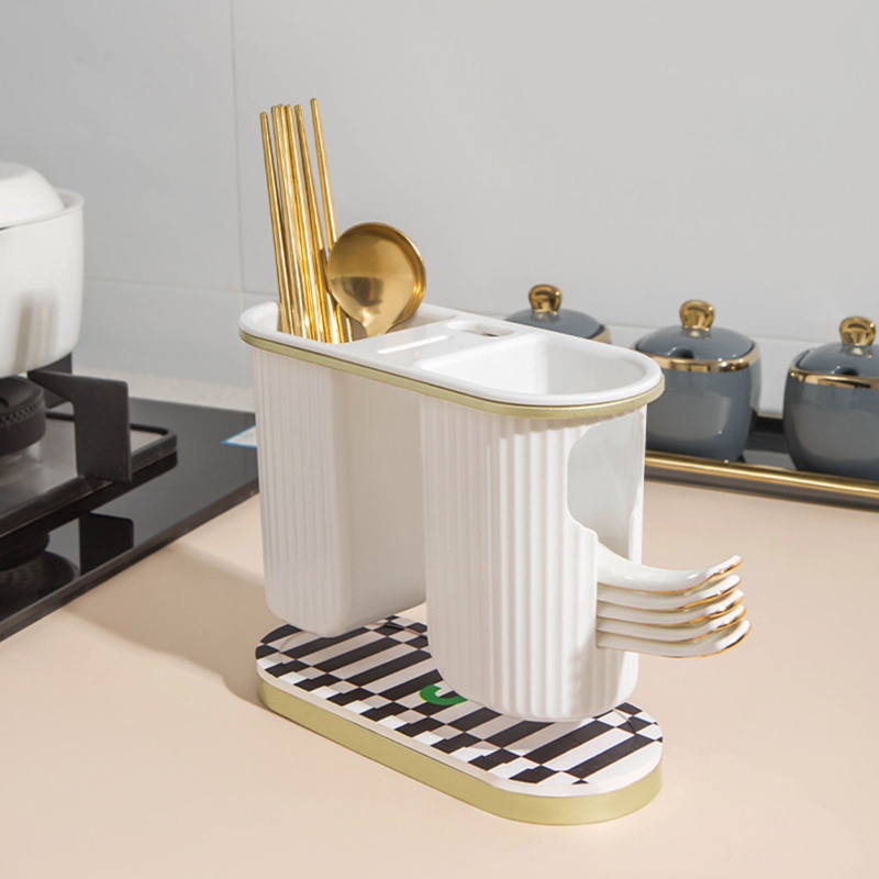 Giá Đỡ Đũa Muỗng Bằng Nhựa Tiện Dụng Và Bền