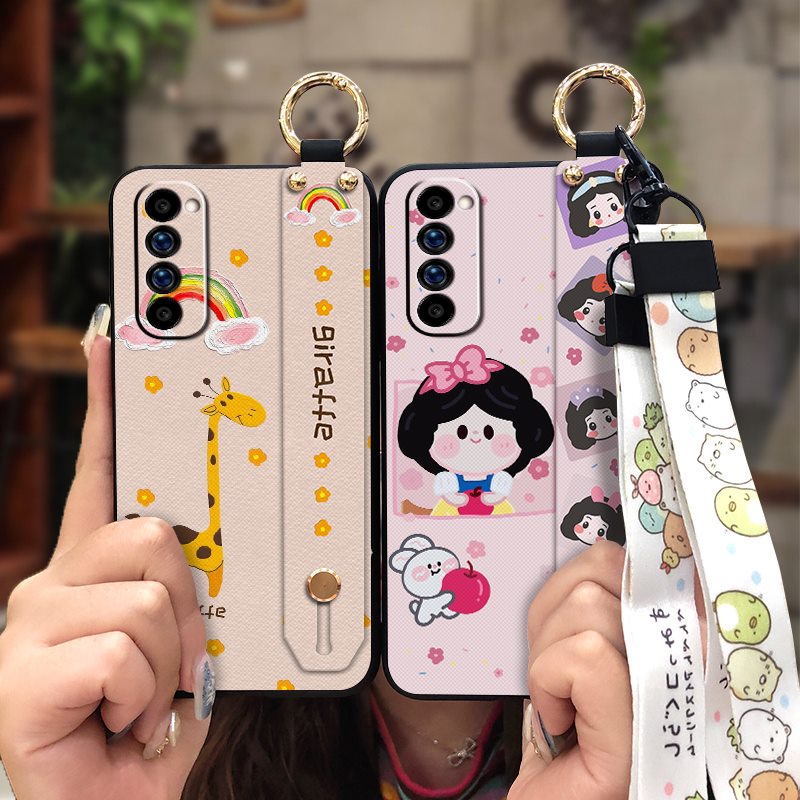 Ốp Điện Thoại Mềm Chống Bụi Kèm Dây Đeo Cho OPPO Reno4 Pro 4G