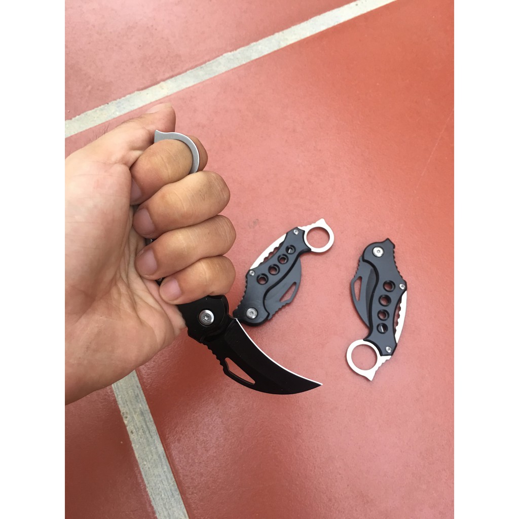 Móc khóa dao phượt karambit gọt trái cây