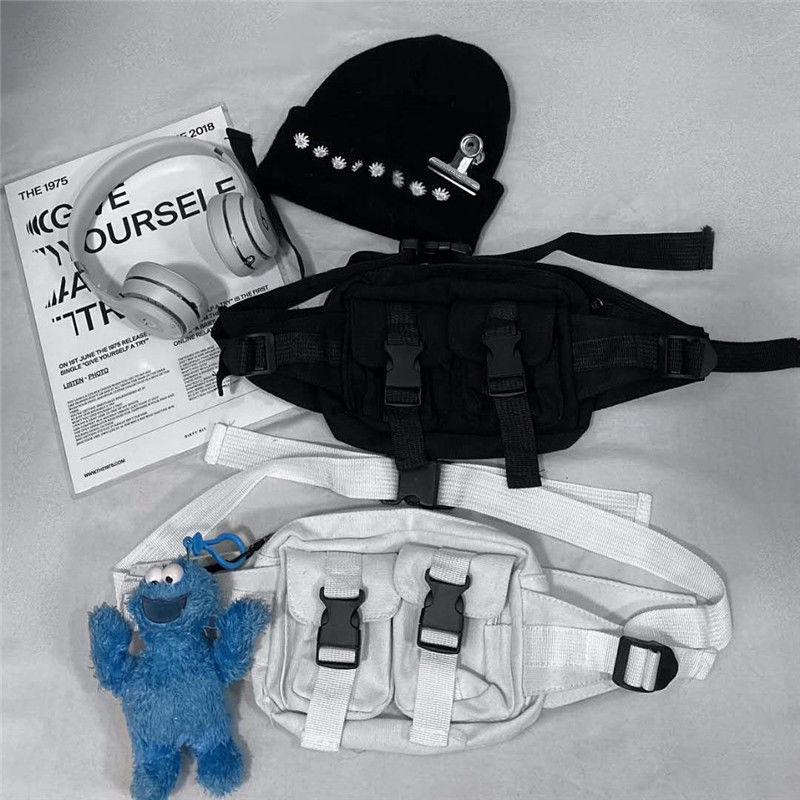 Túi đeo chéo vai chất liệu canvas kiểu dáng trẻ trung cổ điển | BigBuy360 - bigbuy360.vn