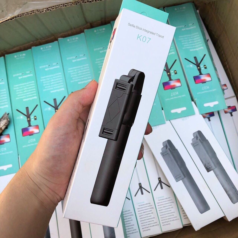 GẬY TỰ SƯỚNG 3 CHÂN BLUETOOTH K07 - Kèm Remote Bluetooth điều khiển từ xa khi chụp ảnh ,quay phim | BigBuy360 - bigbuy360.vn