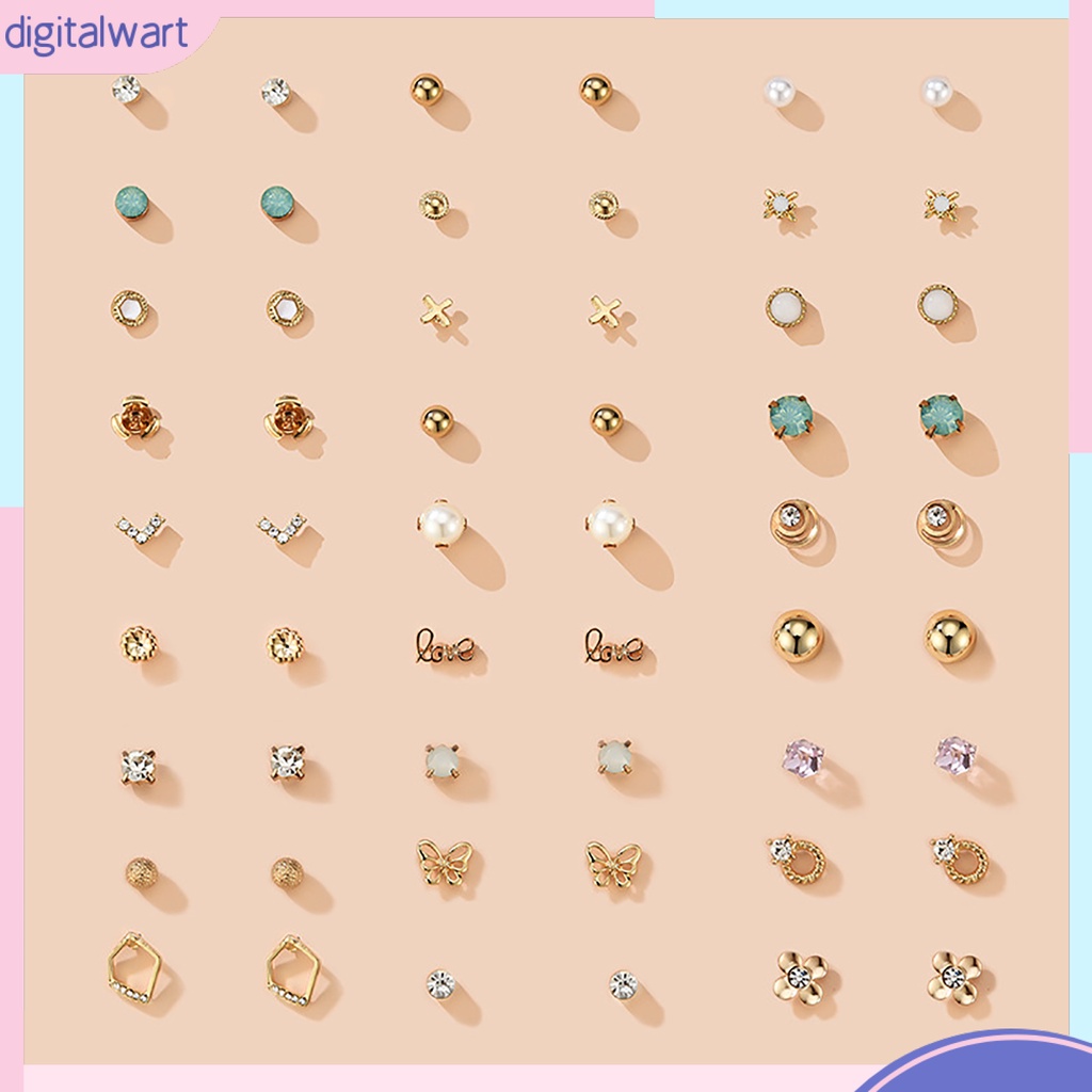 Bộ 30 cặp khuyên tai thời trang độc đáo cho nữ