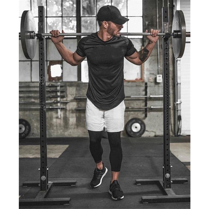 Áo thun thể thao tay ngắn thời trang năng động cho nam