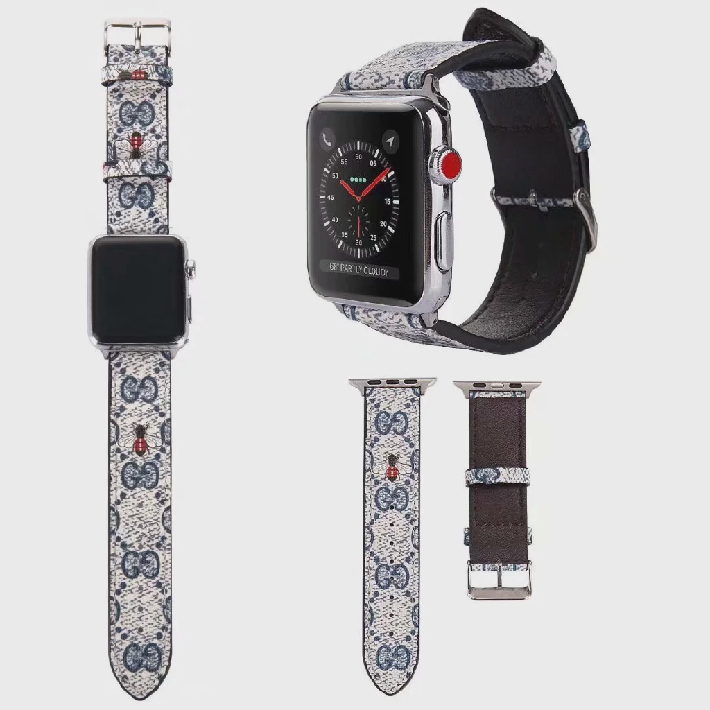 Dây Đeo Bằng Da Thật Cho Đồng Hồ Thông Minh Apple Watch Series 1 2 3 4 5 6 SE 38mm 40mm 42mm 44mm Series 7 41mm 45mm