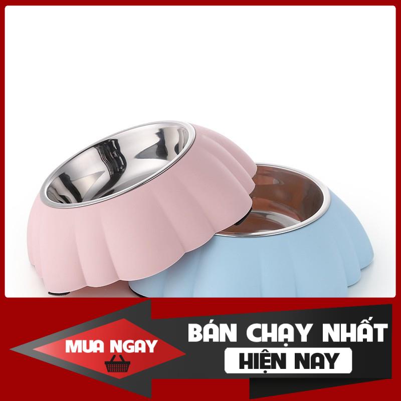 [❌GIÁ SỈ❌] Bát Ăn Dành Cho Chó Mèo Hình Hoa – Mã BABS87 0 ❤️