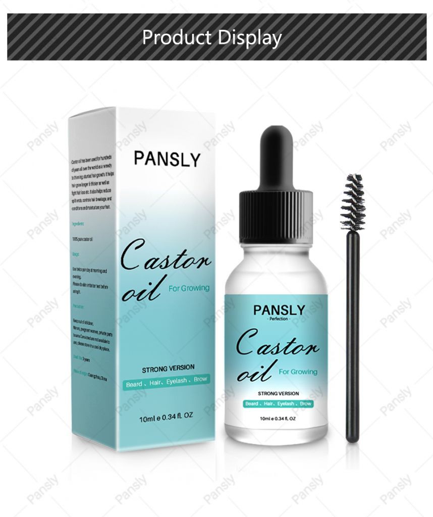 Tinh dầu hạt thầu dầu PANSLY kích thích mọc lông mi/lông mày/râu hiệu quả 10ml