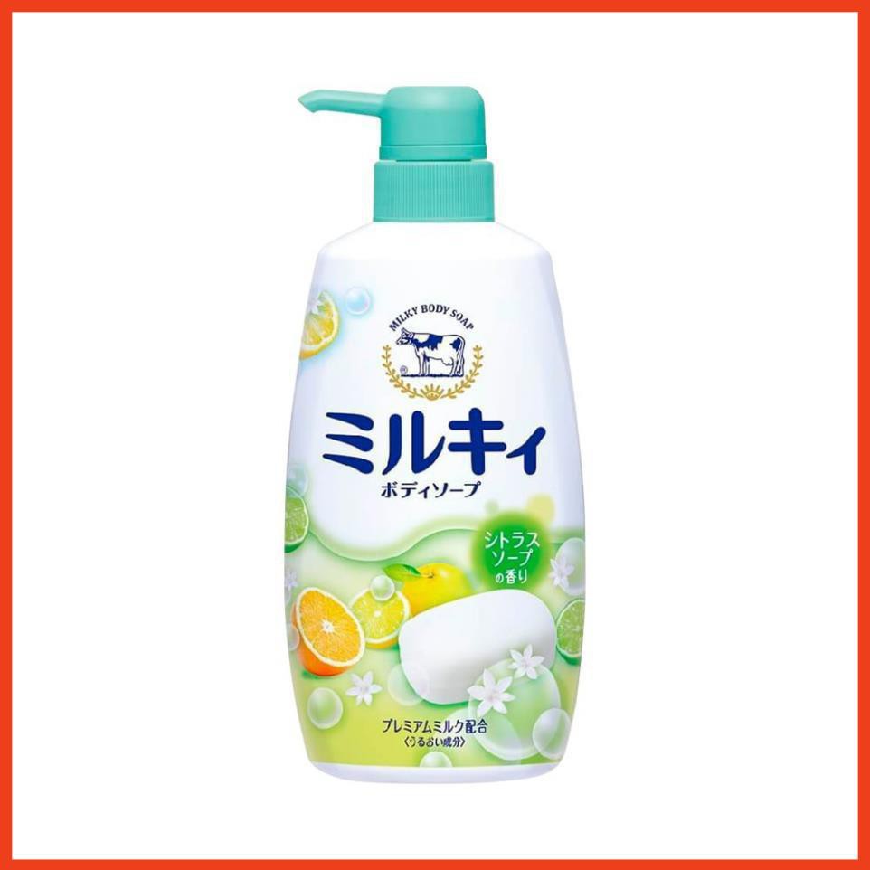 Sữa Tắm Milky Body Soap Cow 550ml Nhật Bản