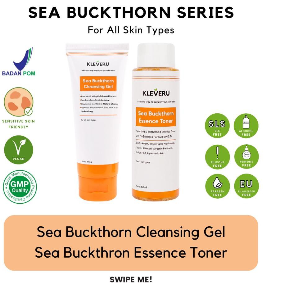 Nước Hoa Hồng Kleveru Sea Buckthorn Series Làm Sạch Da Mặt | BigBuy360 - bigbuy360.vn