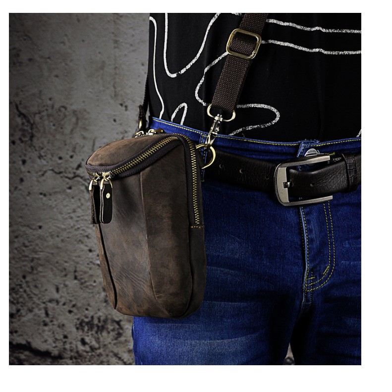 Túi Đeo Bụng Da Bò LuxuryLeather 2L-DB101 | BigBuy360 - bigbuy360.vn