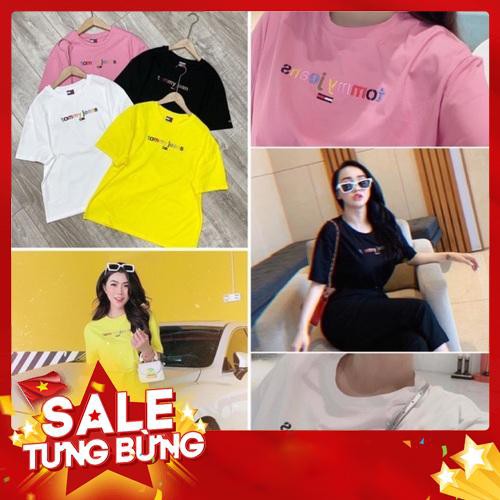 BÁN SỈ ÁO PHÔNG THÊU CHỮ " J.e.a.n" 4 MÀU CHO NỮ -Hàng nhập khẩu