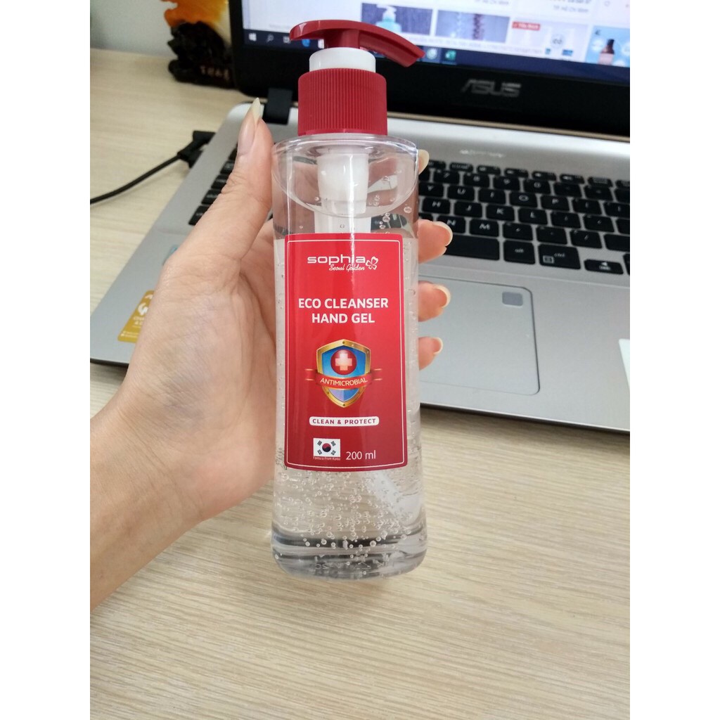 💋💋Gel rửa tay khô Eco Cleanser Hand Gel Sophia Seoul Golden