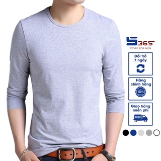 Áo thun nam tay dài mặc thu đông, giữ nhiệt, chất cotton co giãn, áo dài tay dáng ôm cao cấp - TDT