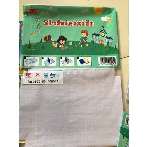 10 Tờ Bọc sách vở decal các cấp, bìa decan bọc sách trong suốt
